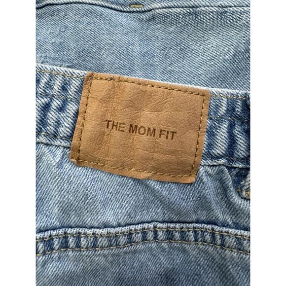 Zara Girls Mom Fit Jeans Size 13-14 Distressed Adjustable Waist - Picture 4 of 7